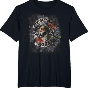 Guns N Roses Black Graphic Tshirt Mens 6XLT EUC